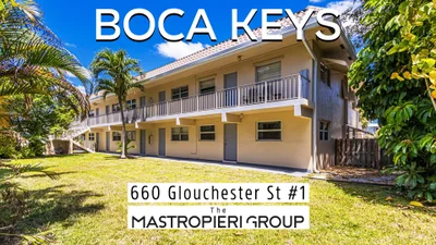 Boca Keys Boca Raton Property Tour | 660 Glouchester St Unit 1